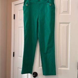 Counterparts Green Cropped Ankle Pants